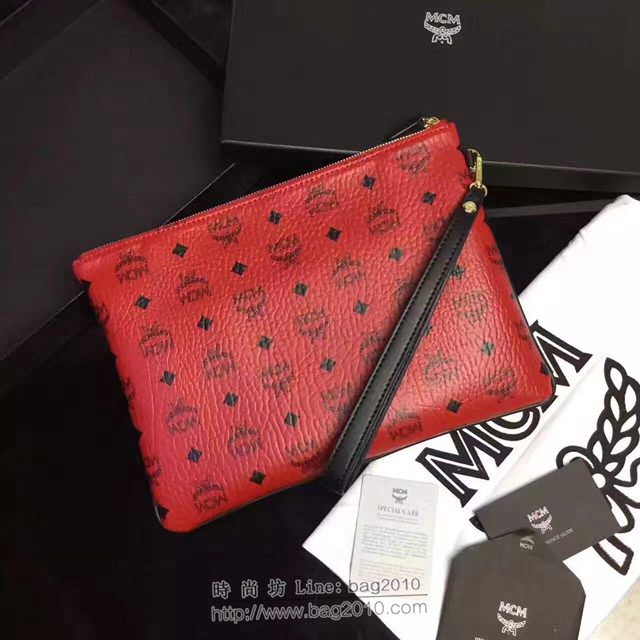 MCM手包 原單 2153 MCMSTARP經典簡約手拿包 配手拎帶子 MCM女包 手拿包  mdmc1385
